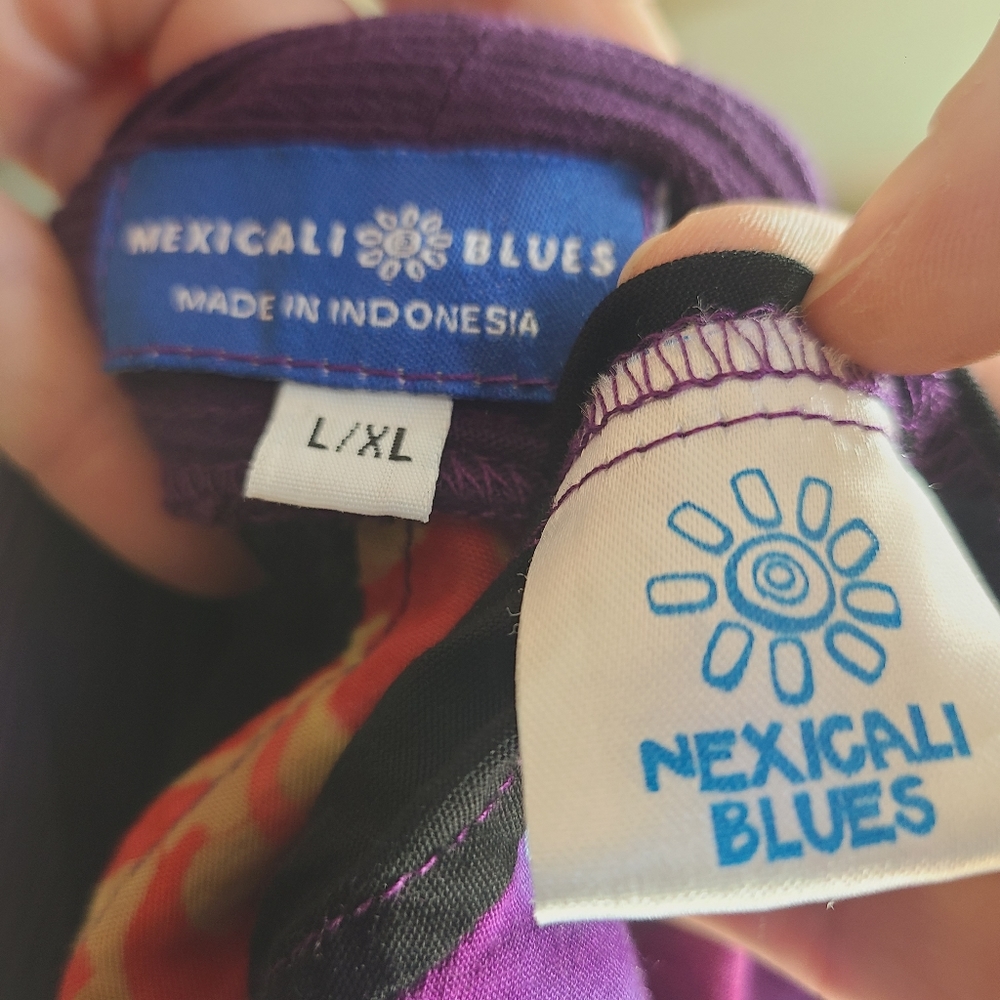 🌈 SOLD 🌈Modern boho bohemian patchwork kimono cardigan - Mexicali Blues - Picture 6 of 8